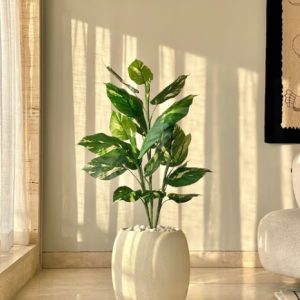 Artificial Variegated Pothos Plant
