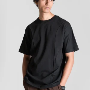 Heavy Relaxed Ridge T-shirt — Black