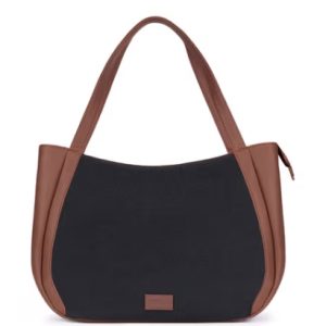 Alternative view of Jet Black Luna Handbag