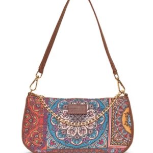 Multicolor Mandala Baguette Bag Multicolor