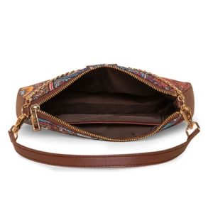 Alternative view of Multicolor Mandala Baguette Bag Multicolor