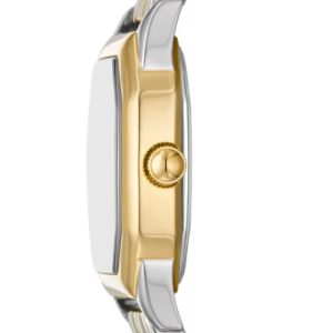 Alternative view of Women Beige Dial Octagon Stainless Steel Watch - ES5362