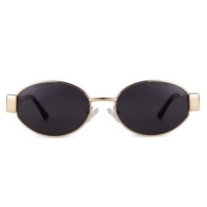 Alternative view of Women Oval Black Sunglass-HTMS-1523642-C1 (40)