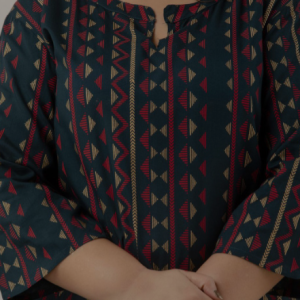 Alternative view of Women Plus Size Floral Printed Straight Kurta